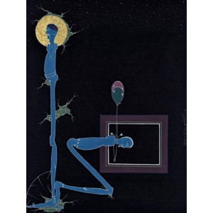 Subtain Hassan Ghazi, 13 x 10, Gouache & Silver on Wasli, AC-SHG-008